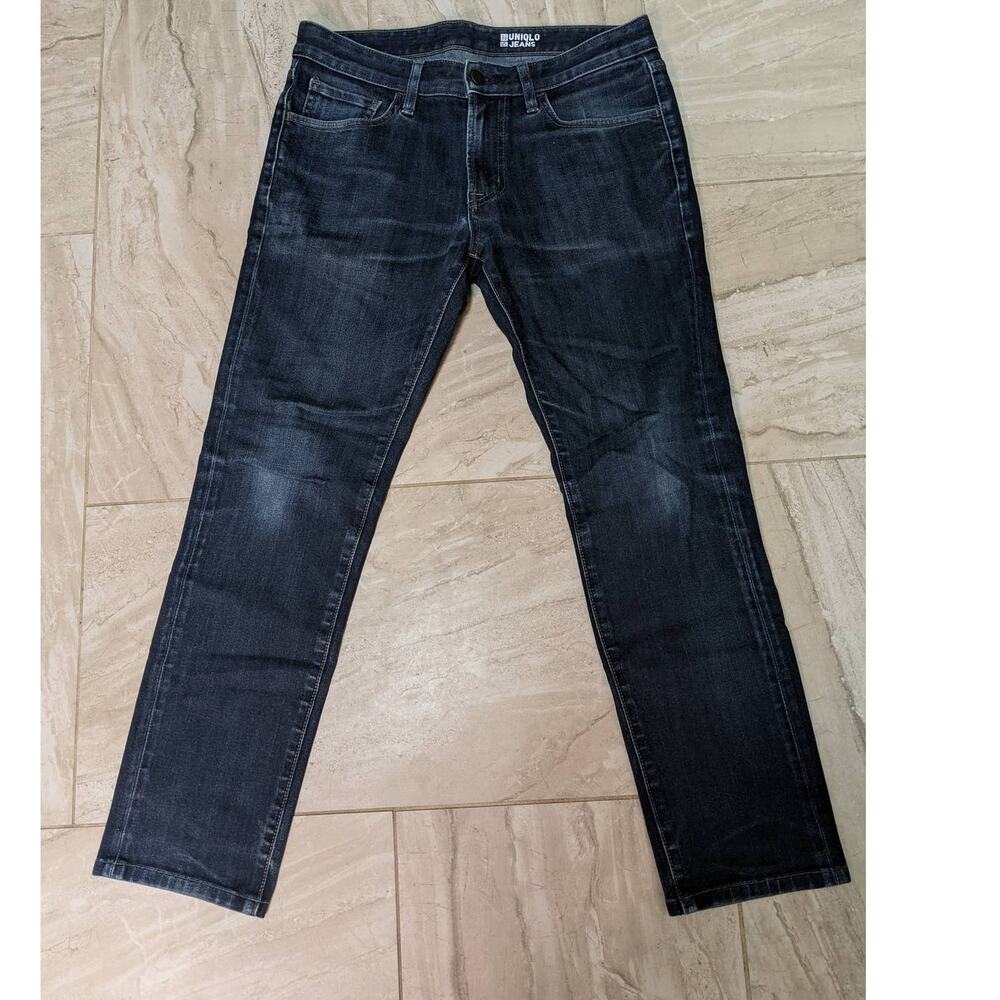 Uniqlo sz 29 skinny fit jeans hemmed to 26"